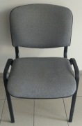 Krzesło Biurowe Fotel szary używany