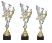 Komplet 3 pucharów 42/41/40cm - tabliczki GRATIS