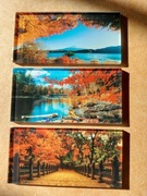 Mozaika szklana prostokąty 4,5x9,8cm nadruk na szkle JESIEŃ