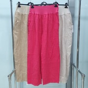 Spodnie Lniane z Gumką w Pasie: Idealne na Lato!