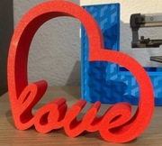 Statuetka walentynkową wydruk 3d walentynki