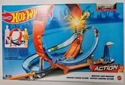 Tor Hot Wheels Kaskaderska Gigapętla Zestaw torów