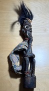 figurka z drewna z Afryki ręcznie wykonana wojownik 44 cm wysokości 