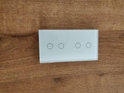 Livolo panel szklany na podwójny włącznik.
