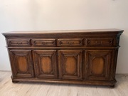 Kredens i komoda z dębu 