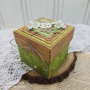 Ręcznie robiony Exploding box / Pierwsza Komunia Święta Pamiątka
