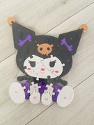 Puzzle drewniane literki cyferki Kuromi puzzle dla dzieci