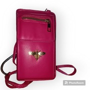 Nowa rowerówka ze złotą muchą kolor fuksja + pasek