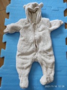 Kombinezon H&M miś biały 62