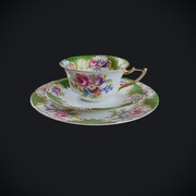 Rosental Korona Zestaw śniadaniowy Filiżanka do herbaty 1931rok