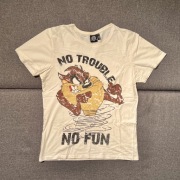 KULTOWY T-SHIRT LOONEY TUNES M | DIABEŁ TASMAŃSKI | NO FUN