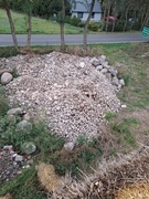 Kamień polny czysty i z piaskiem po maszynie