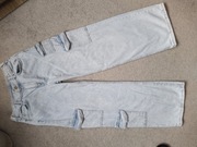 Bojówki dziewczęce jeansy rozmiar 152