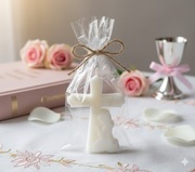 20 x Świeczka sojowa dla dziewczynki Komunia Podziękowanie dla gości 