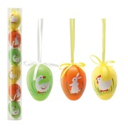 Zestaw 6 zawieszek-pisanek Zwierzątka