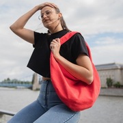 Torba torebka mały bananowiec malina