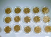 Zestaw żetonów pełnej kadry piłkarskiej 2018r