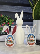 Wielkanocne ozdoby |Króliczki z możliwością włożenia kinder jajka