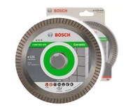 BOSCH DIAMENTOWA TARCZA TNĄCA BEST FOR CERAMIC EXTRACLEAN TURBO 125x22.23