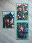 Puzzle Disney Brave Merida Waleczna 3 in 1 trefl