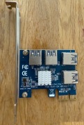 Rozdzielacz Portu PCI-E USB RISER SPLITTER