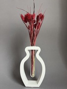 Minimalistyczny wazon z fiolką – nowoczesna dekoracja