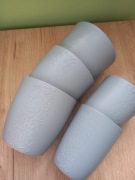 Zestaw 5 doniczek plastikowych bez podstawek