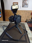 APARAT REVUE ML OBIEKTYW LAMPA METZ 32 Z-2 SCA 3101 STATYW KOMPLET