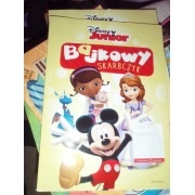 Bajkowy Skarbczyk Disney Junior, czytaj, naklejaj rozwiązuj zadania