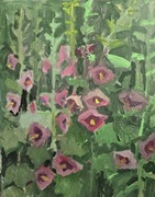 Kwiaty obraz akryl na płótnie