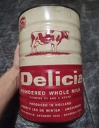 DELICIA holenderska puszka po mleku w proszku. 2000g