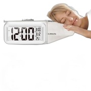 Cyfrowy budzik LED Podświetlenie Drzemka Czas danych Kalendarz Pulpit Wielo