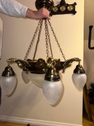 Zestaw żyrandol i  kinkiet ORZEŁ