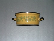 Garnek emaliowany pamiątka PRL.