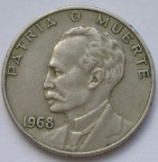 Kuba 20 centavos 1968 - Jose Marti