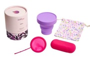  Krążek menstruacyjny z OGONKIEM, etui, sanitizer