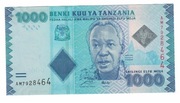 Tanzania - 1000 szylingów  2019  UNC