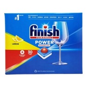 TABLETKI DO ZMYWARKI FINISH POWERBALL POWER ESSENTIAL LEMON 30 SZTUK 