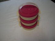 Trojaki obiadowe Vintage PRL