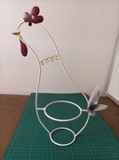 Kura druciana, stojak.