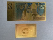 Jan Paweł II 50 zł Złoty Banknot Kolekcjonerski 24K Skarbnica Polska
