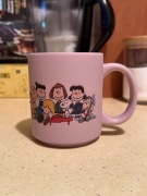 SNOOPY Peanuts kubek fioletowy 375 ml