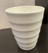 Osłonka donica wazon biała ceramika połysk