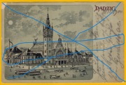 Gdańsk - Danzig. Dworzec PKP  z opisem 1900 rok. Polecam. 