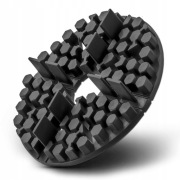 QUICK2FIX 50 x gumowe łożyska poziomujące elastyczne 2 mm x wysokość 10 mm