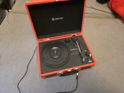 Gramofon przenośny czerwony Denver portable turntable vpl 120 red