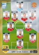 Manchester United 130 Line-up Karta PANINI FIFA 365 2023