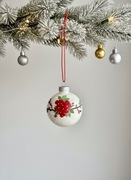 Ręcznie malowane bombki Jarzębinka