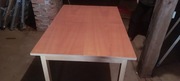 Stół lakierowany PRL + 6 krzeseł
