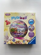 Puzzle kuliste 3D Jednorożec